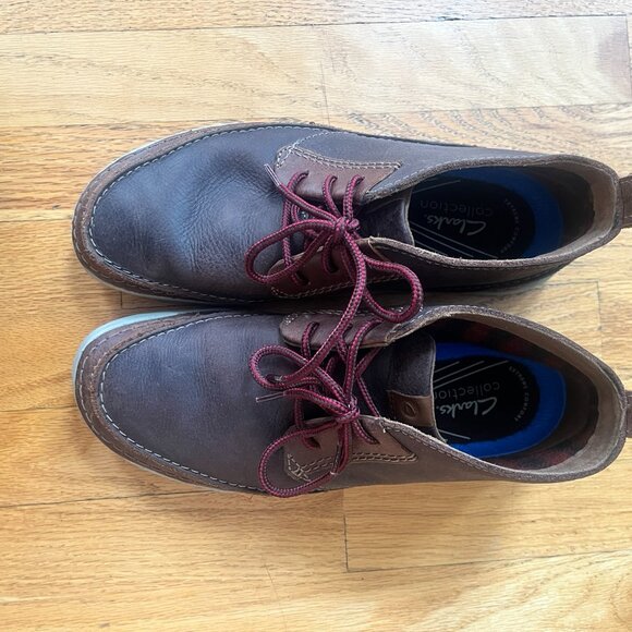 Men's Clarks Brown Boots - Size 9 - Picture 5 of 8
